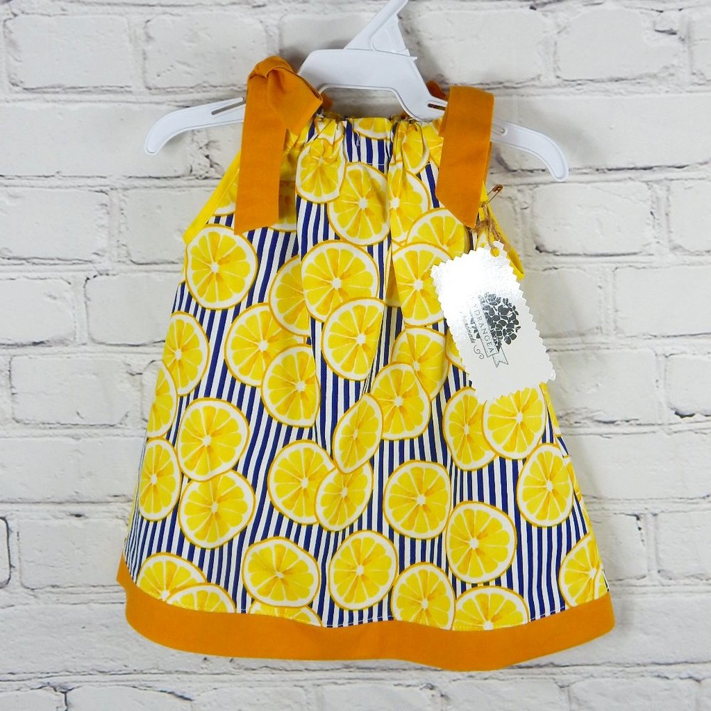 BEAUTIFUL HANDMADE PILLOWCASE DRESS, BAND & COVER